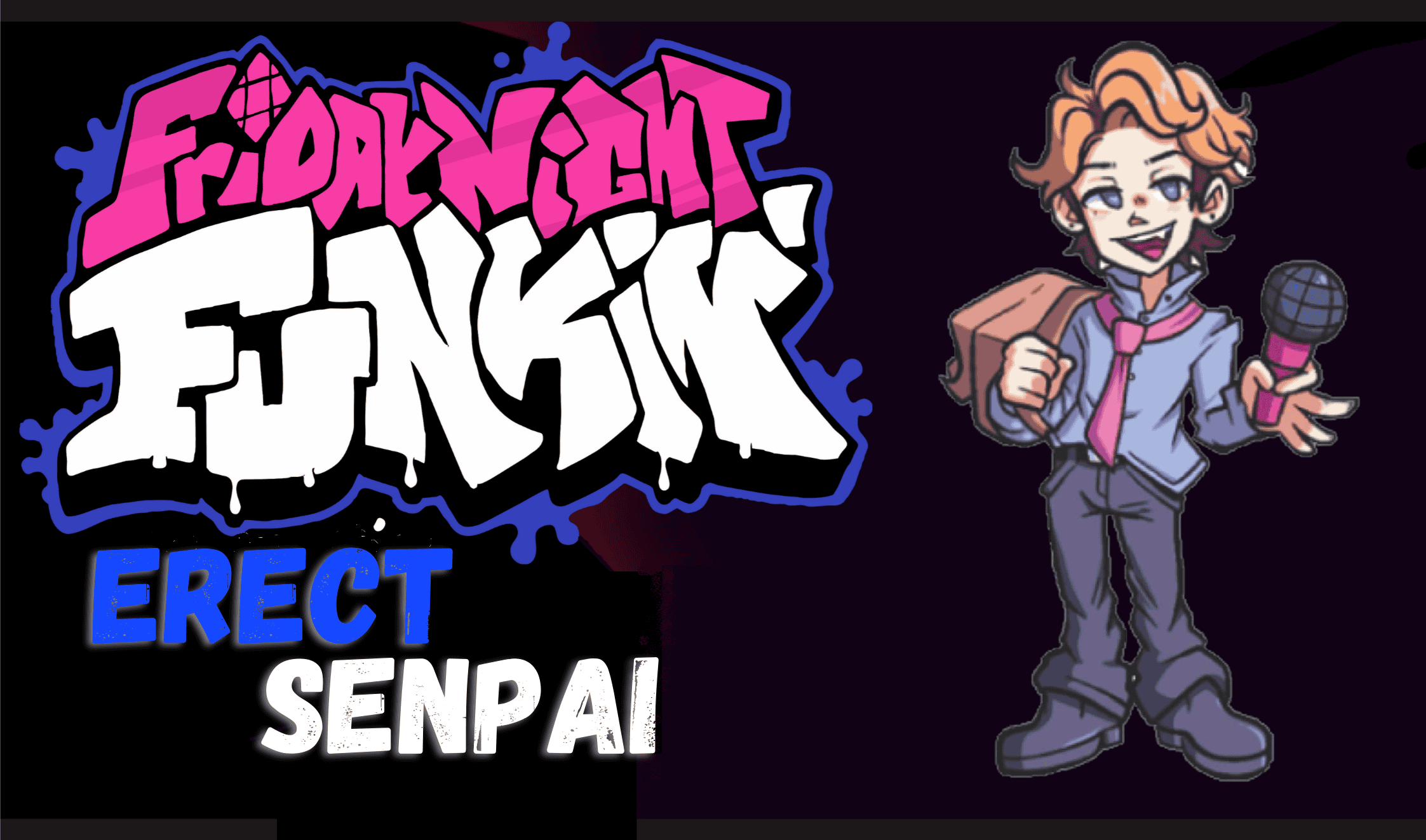 FNF vs Erect Senpai thumbnail