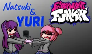 FNF vs Natsuki & Yuri Sings Tug-o-War