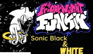 FNF vs Sonic Black And White