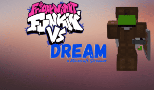 FNF vs Dream, a Minecraft Streamer