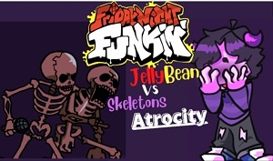 FNF vs JellyBean vs Skeletons Atrocity Remade
