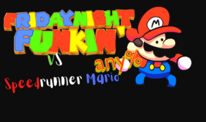 FNF Any Percentage vs Speedrunner Mario