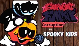 FNF Corruption Dark Road vs Spooky Kids