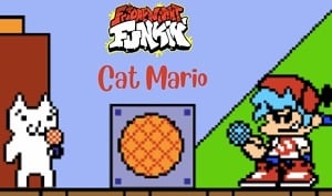 FNF vs Cat Mario – Rage Mix