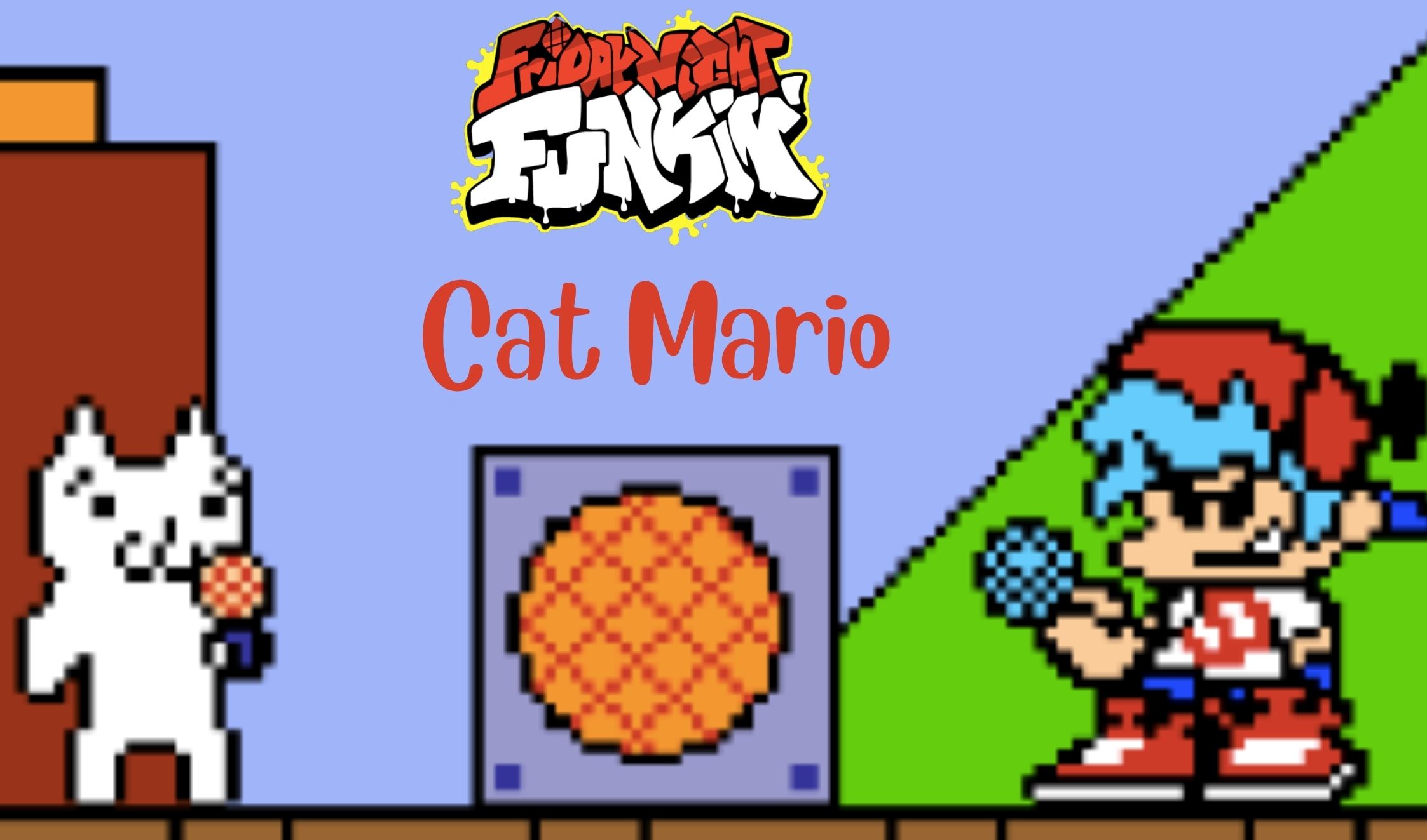 FNF vs Cat Mario – Rage Mix 🕹️️ Play FNF Mods Games Online