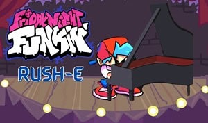 FNF vs Boyfriend Plays Rush-E (on Piano)