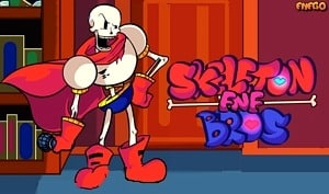 FNF Skeleton Bros vs Chara, Sans & Papyrus