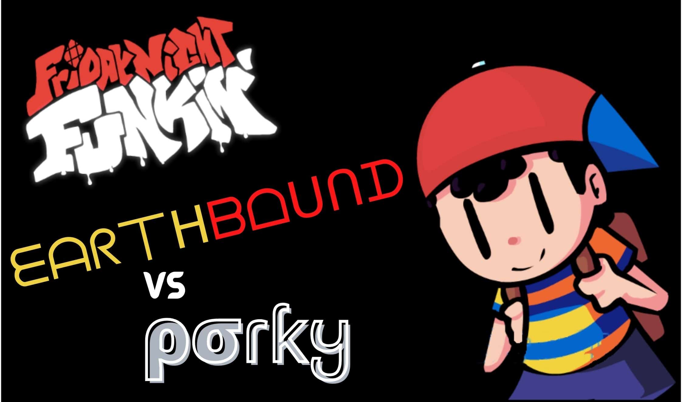FNF Earthbound vs Porky sing Konbanwa thumbnail