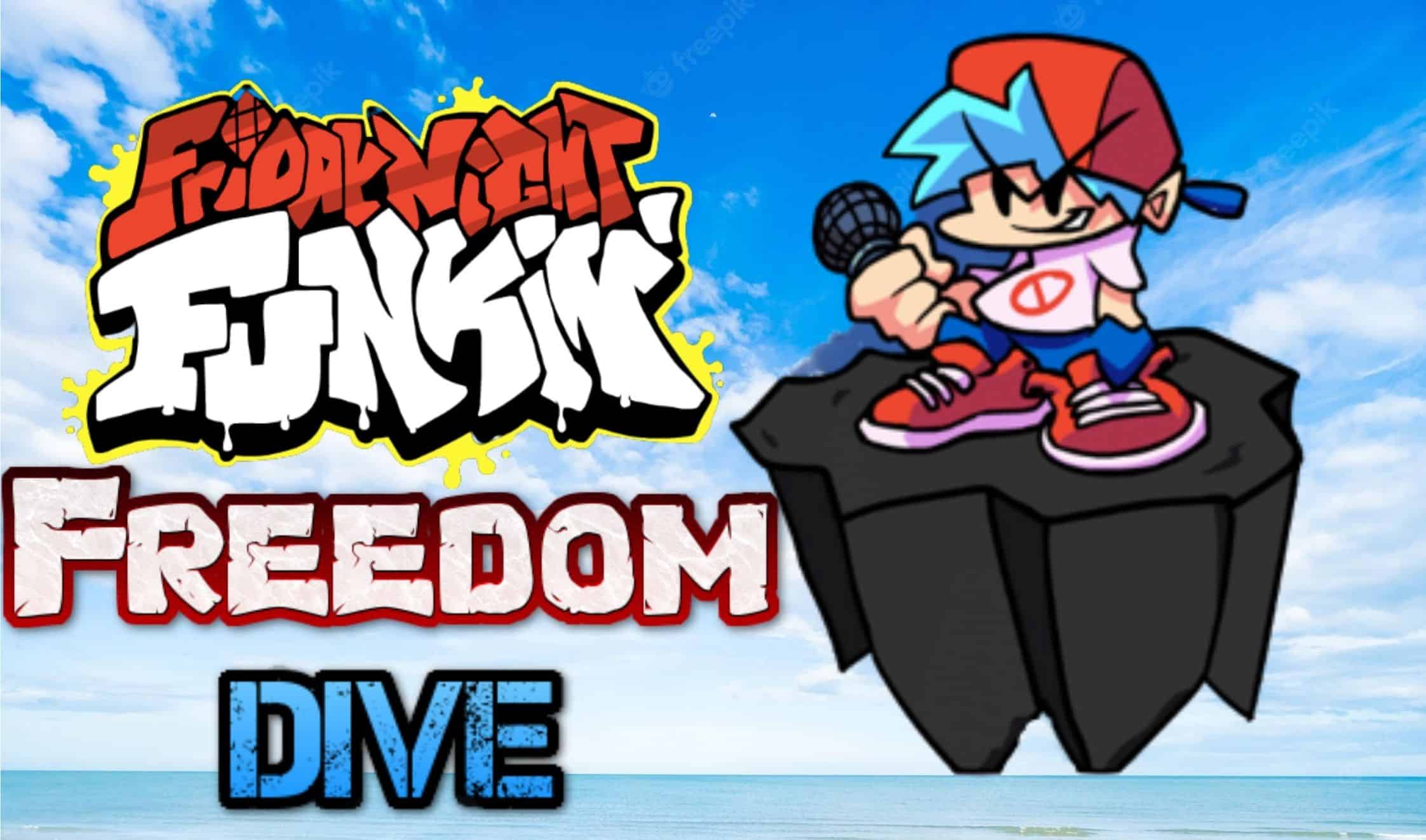 FNF vs Boyfriend Sings Freedom Dive thumbnail