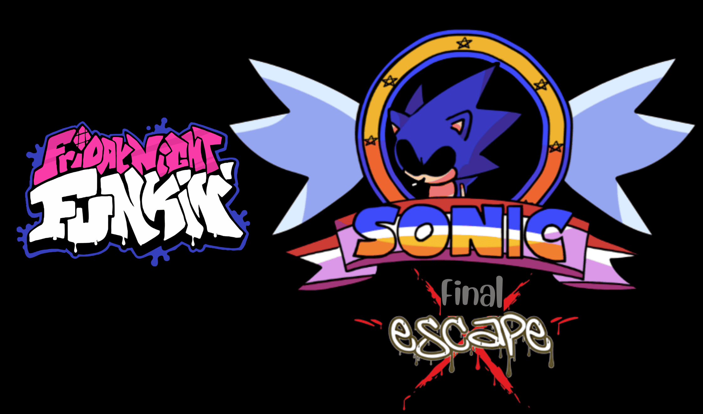 Sonic.exe FNF Final escape Pixel sprites animation test in 2023