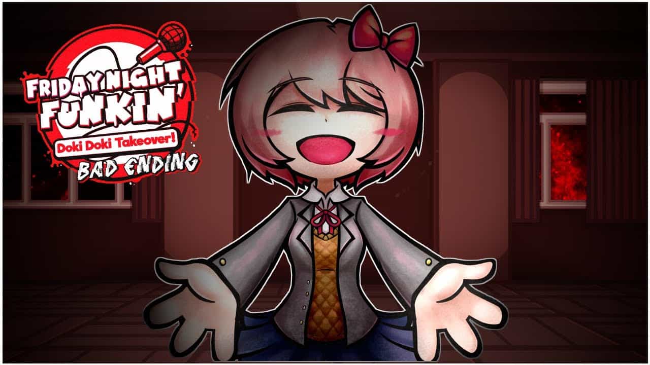 FNF Doki Doki Takeover! – Bad Ending thumbnail