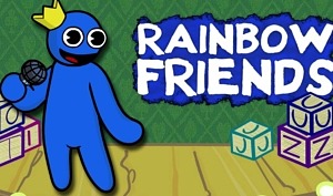 FNF Roblox Rainbow Friends vs Blue