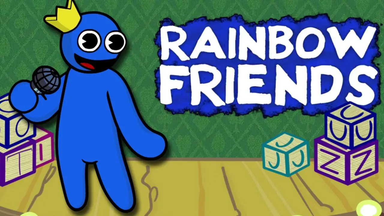 FNF: Roblox Rainbow Friends vs Blue FNF mod jogo online, pc baixar