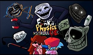 FNF Funkin Physics vs Trollface/Trollge
