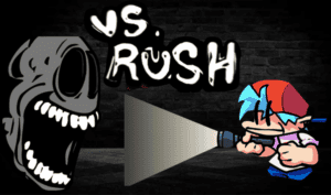 FNF Roblox Doors vs Rush – 1up Cartoon Mod - Play Online Free - FNF GO