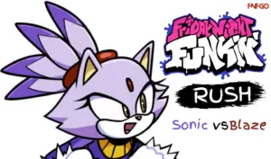 FNF Rush (Sonic vs Blaze)