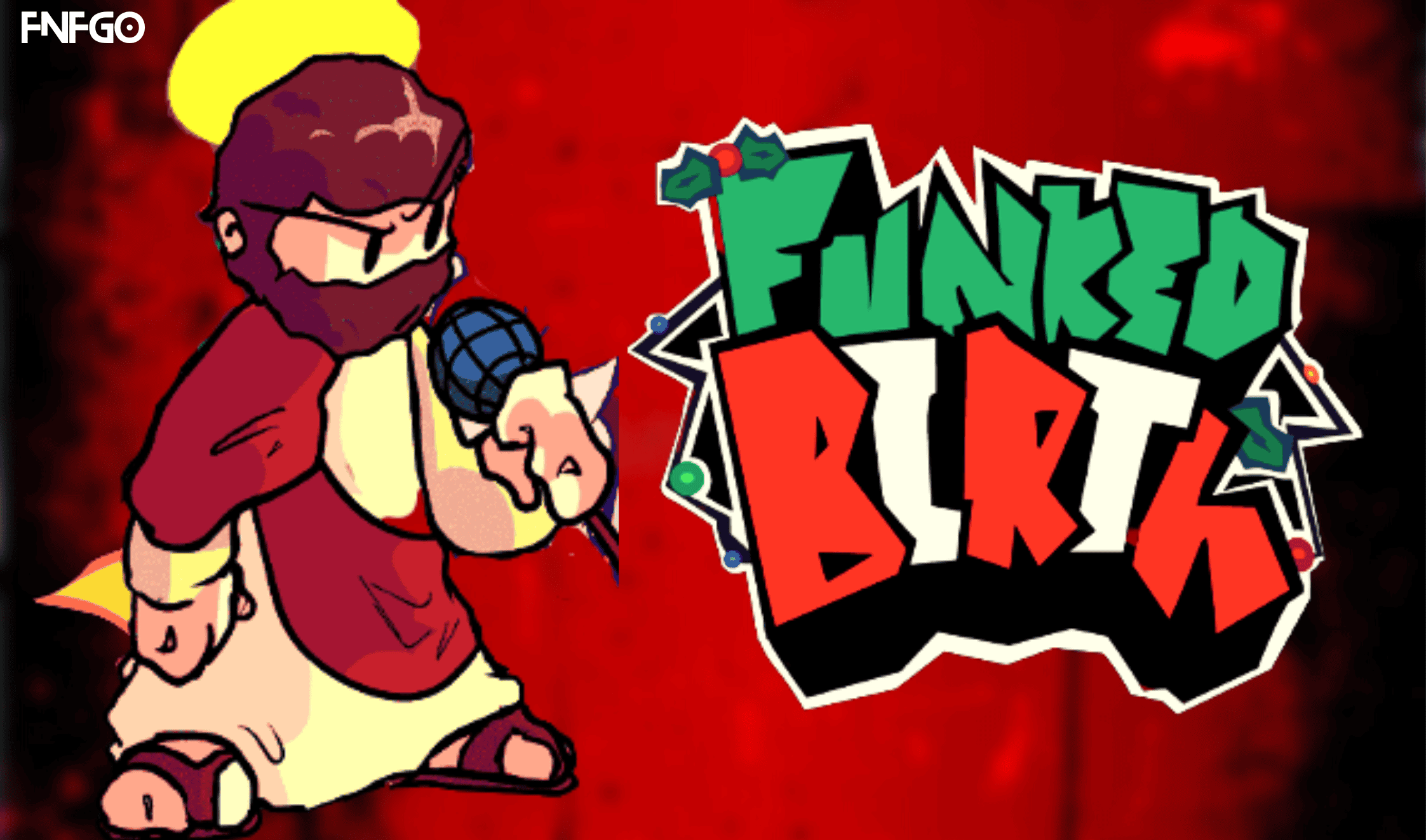 FNF Funkin Birth vs Jesus, Joseph, and God