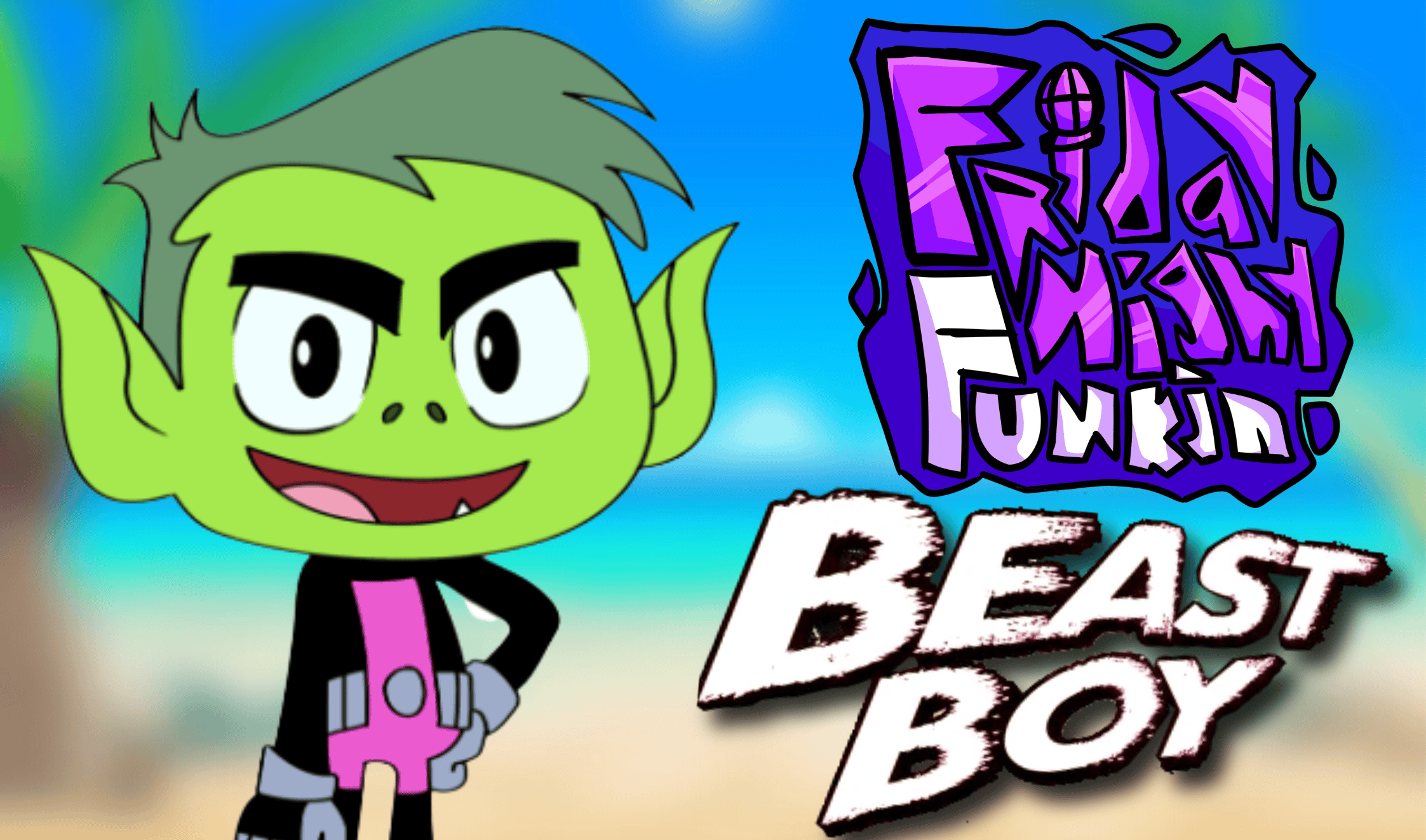 FNF Beast Boy – Beastly Banter thumbnail
