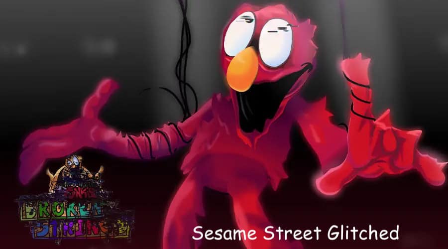 FNF Broken Strings – Sesame Street Glitched thumbnail