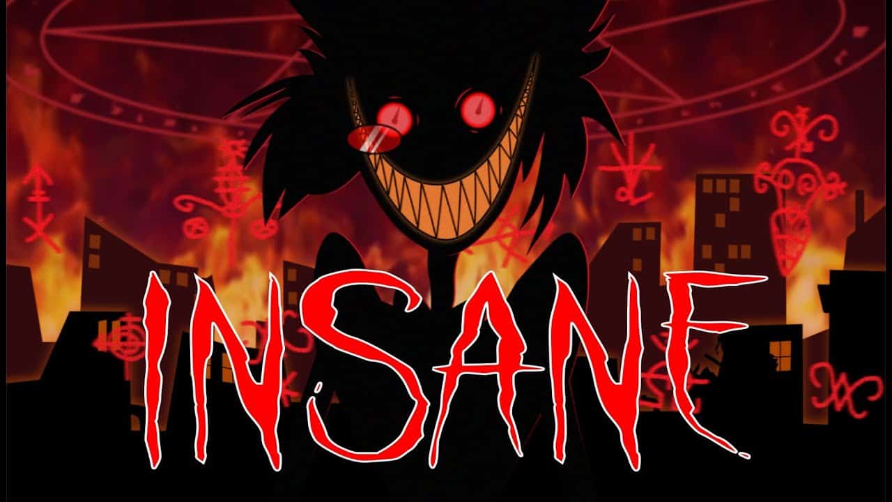  FNF Insane (A Hazbin Hotel Song) with Lyrics