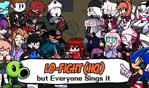  FNF Lo-Fight But Everyone Sings It