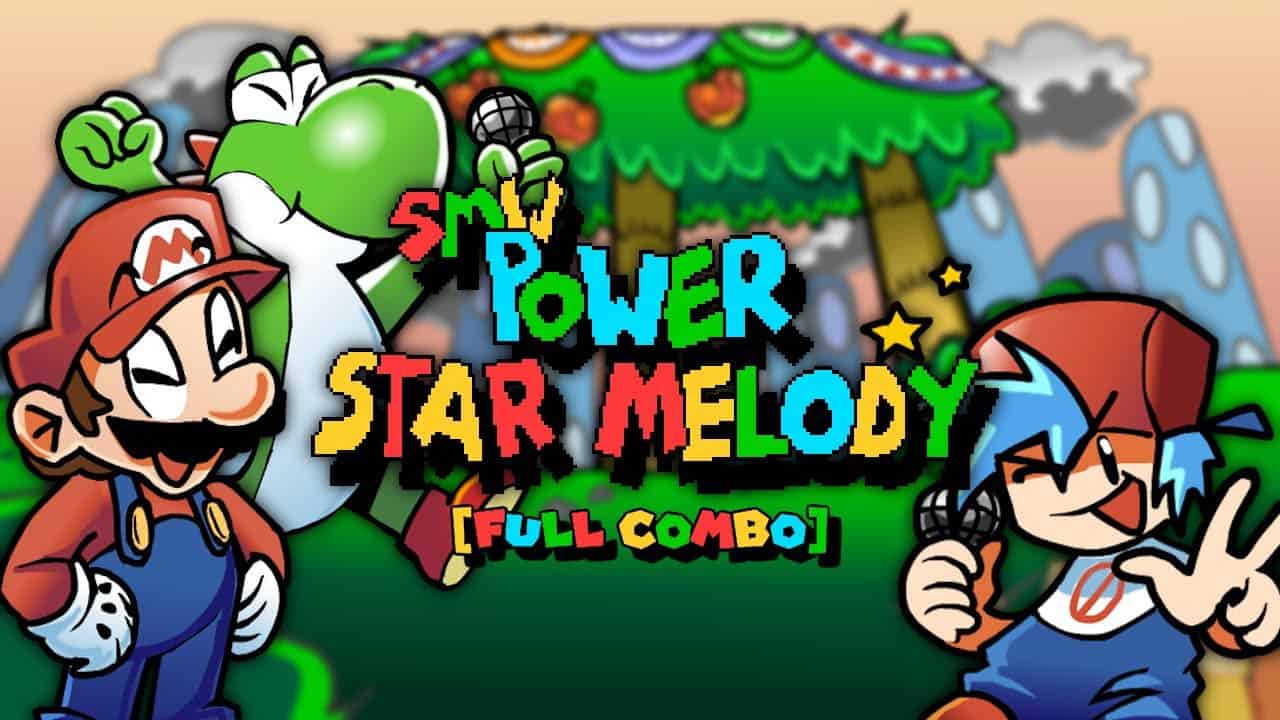 FNF vs SMW: Power Star Melody
