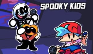 FNF Treats – Spooky Kids vs GF & BF