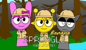 Sprungle Banana with Sprunki